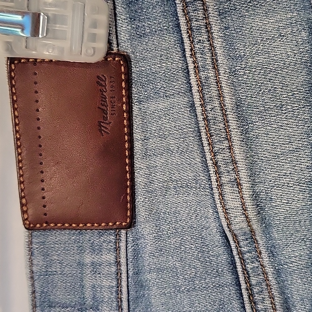 Madewell high rise crop button fly jeans size 25 - Picture 5 of 9